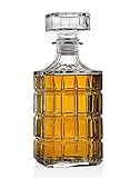 Whiskey Decanter for Scotch Liquor Bourbon or Wine - 750ml