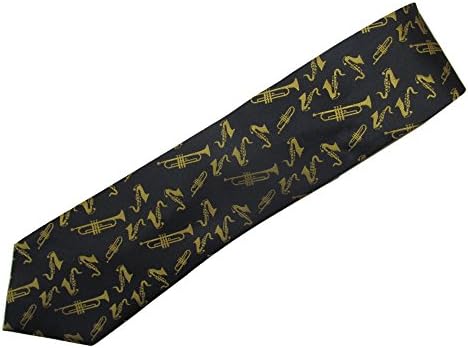 Music Neck Tie, Lapel Pin/Tie Tack Set
