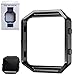 Fitbit Blaze Band Frame,Gersymi Tech Replacement Accessory Steel Frame for Fitbit Blaze Smart Watch (Black)