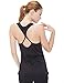 icyzone Workout Yoga Fitness Sports Racerback Tank Tops For Women