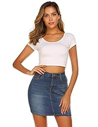 Mini falda elástica para dama.