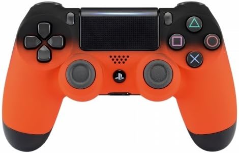 Oc Gaming Ps4 Dualshock Playstation 4 Wireless Controller Custom Soft Touch Fade New Model Orange