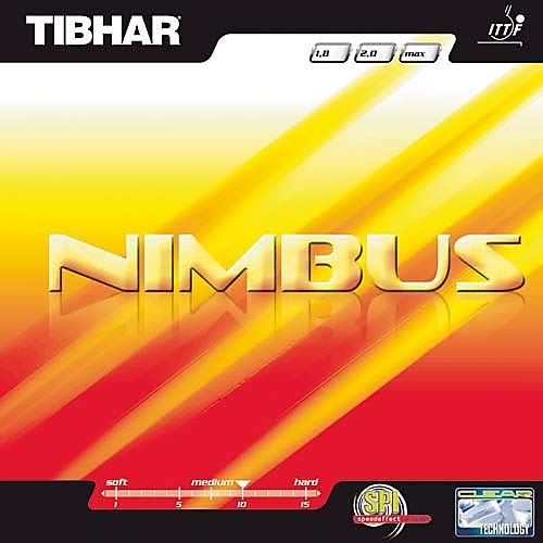 Tibhar Rubber Nimbus, options 2.3 mm, red