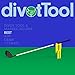 Birdicorn Golf Divot Repair Tool. Golf Ball Marker Divot Tool (Blue w/Ball Marker)