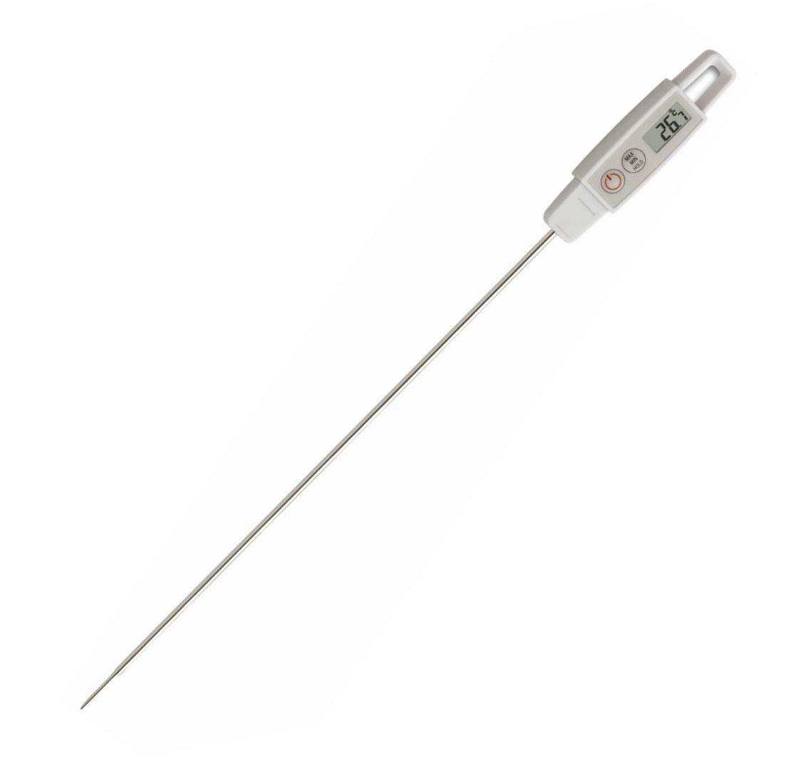 TFA Dostmann Digital Probe Thermometer with Extra Long Probe, Fast and Accurate, Multi-purpose, L24 x W19 x H400mm