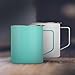 Maars Townie Insulated Coffee Mug, 14 oz | Double Wall Vacuum Sealed Camp Cup - Matcha Green