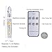 Raycare 10 PCS Battery Operated Taper Candle Lights with Remote, 4 Inches Led Window Candles with 6H Timer, Warm White Bright Flickering Light Christmas Candles with Clips/Suction Cups