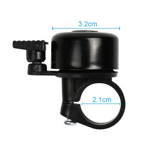 image for MFJUNS Bike Bell, Aluminum Mini Bicycle Bell, Bike Ringer Bell for Kid