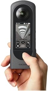 Ricoh Theta X 360 Camera 60MP 5.7K Touchscreen Interchangeable Battery MicroSD view 2