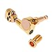 1set 3L3R Skull Guitar Sealed-gear Tuning Pegs Machine Head Gold