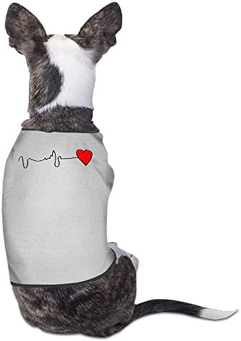 YRROWN Heart Line Puppy Dog Clothes