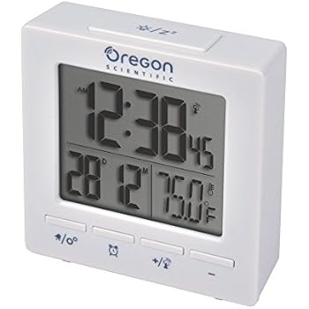 Amazon.com: Oregon Scientific RM511A White Portable Dual Alarm Clock