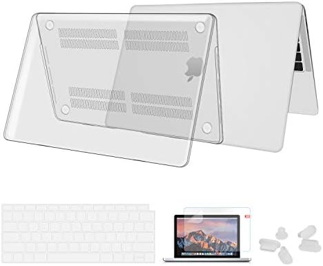 Utryit Case for MacBook Pro 13" 2018 2017 2016 Release A1989 A1706 A1708, Laptop Hard Shell Cover and Keyboard Skin Cover for Apple Mac Pro 13 Inch with/Without Touch Bar and Touch ID (Clear)