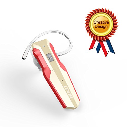Bluetooth Headset, Levin IronMan Limited Edition V4.1 Bluetooth Stereo Headset - Compatible with iPhone, Android, and Other Leading Smartphones - Golden ( G8 )