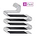8 Pack Pants Hangers S-Shaped, Stainless Steel Pant Hangers 5 Layers Hangers Closet Space Saver for Jeans Scarf Tie Clothes
