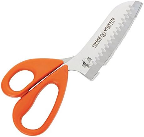 2 in 1 Multi-Functional Heavy Duty Stainless Steel Shears / Detachable Camping Hunting Kitchen Scissors and Knife /