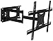 Mount-It! Full Motion Articulating TV Wall Mount Bracket for 32-70” Plasma, LED, LCD Flat Screens up to 100 Pounds and 600x400 VESA, Tilt, Swivel, Extend, Compress