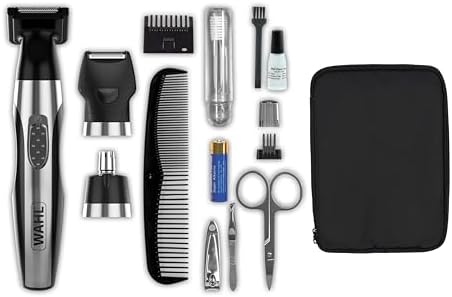 Deluxe Travel Kit, tondeuse barbe/nez pour homme