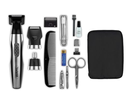 Dcouvrez le kit de voyage WAHL TRAVEL KIT DELUXE, votre compagnon essentiel pour rester impeccable en dplacement. Ce kit complet comprend une tondeuse de prcision avec quatre hauteurs de coupe pour