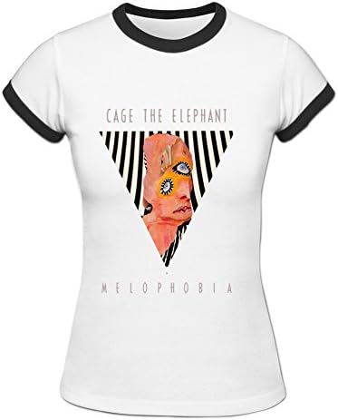 Unlocked Will Women's DIY Cage The Elephant Punk Band Rock Cotton T Shirt S White