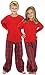 SlSleepytimePjs Kids Family Matching Pajamas Red Plaid 3T