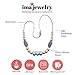 ima-jewelry BPA Free Silicone Teething Necklace for Mom to Wear | Chew Beads - Safe for Baby | Green