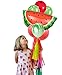 JOYMEMO Watermelon Party Decorations Birthday for Boy or Girl Happy Birthday Banner Watermelon Agate Polka Dot Balloons Cupcake Toppers
