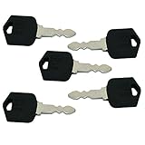Five (5) D554212 212 Ignition Key Made to fit Various Doosan & Daewoo Forklift Models