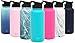 Simple Modern 22 Ounce Summit Water Bottle - Stainless Steel Tumbler Metal Flask +2 Lids - Wide Mouth Double Wall Vacuum Insulated Teal Leakproof -Caribbean