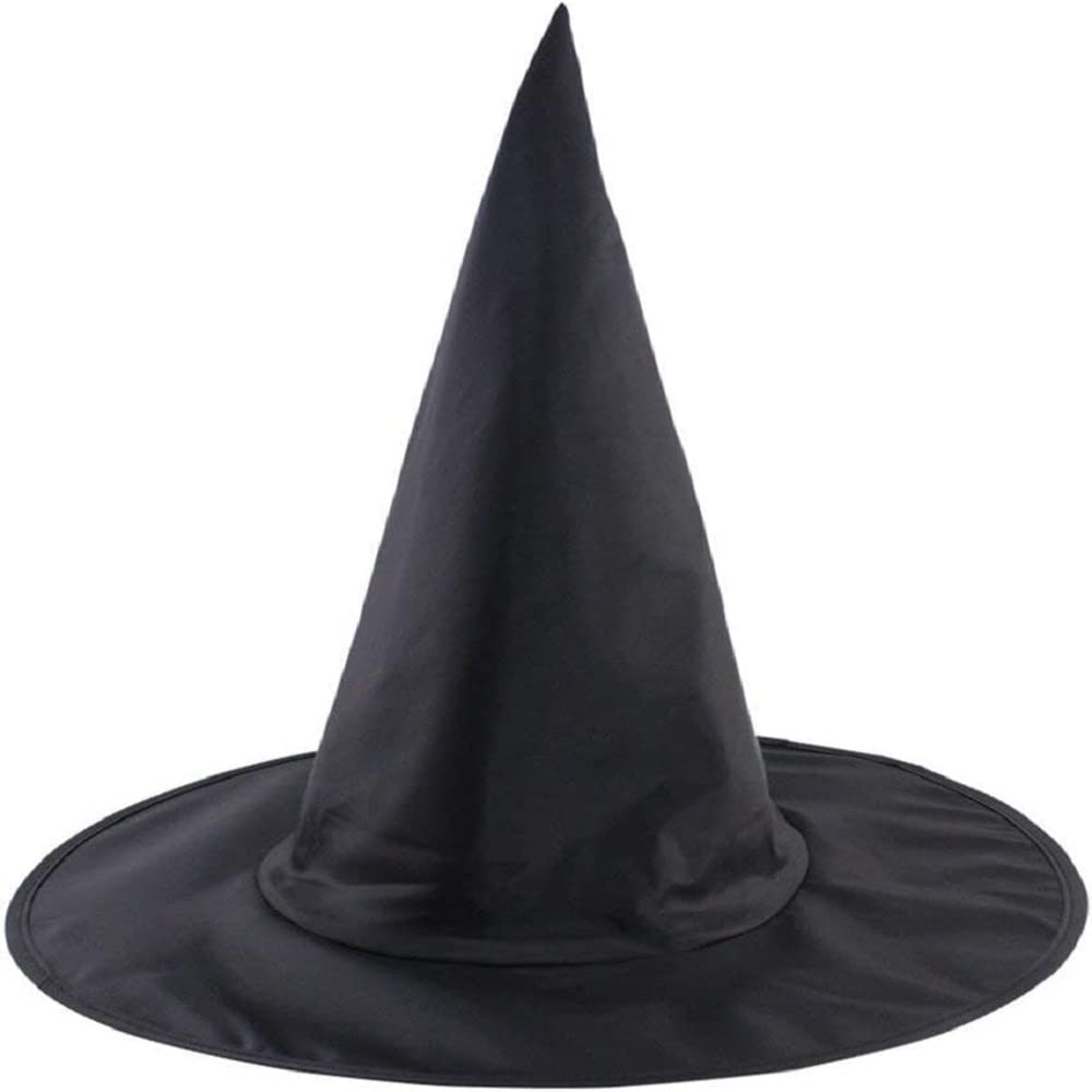 Photo 1 of LKQBBSZ 2 PCS Black Witch Hat Wizard Hats Halloween Costume Party Decoration Accessories Easter Hats