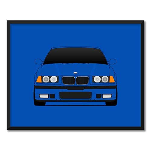 Amazon Com Customizable Color Bmw M3 E36 3 Series 1992 1999 Inspired Poster Print Wall Art Decor Handmade Handmade