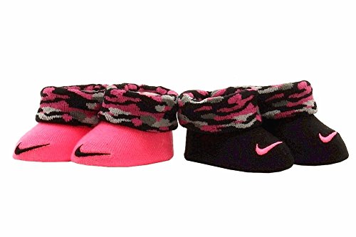Nike Infant Baby Girls Swoosh Pink Camouflage Crib Shoes Booties