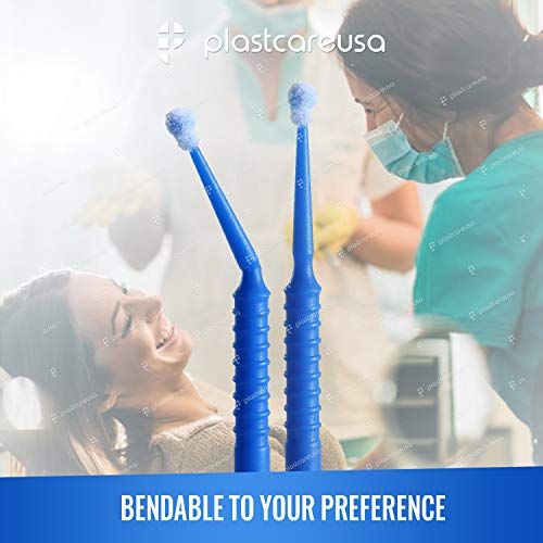 400 Pink Fine Tip Disposable Micro Applicator Dental Bendable Brushes