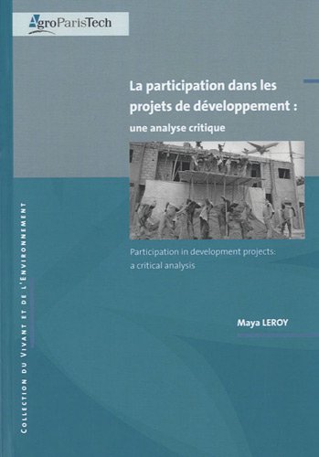 La  participation dans les projets de développement