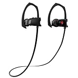Ifecco Wireless Bluetooth Headsets, In Ear Bluetooth 4.1 Headphone Sports Sweatproof Earphones with Mic and HD Sound for Gym Running Workout (Black)