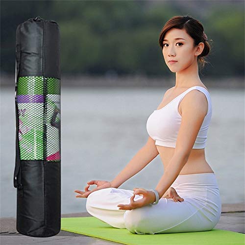 Triamisu-Portable-Yoga-Bag-Pilates-Mat-Mesh-Case-Bag-Oxford-Exercise-Workout-Carrier-67cm-black