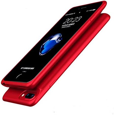 Kiker Mobile - iPhone Battery Charging Case 2500/3700 mAh for iPhone 6/7/8/ and 6/7/8 Plus, Portable Wireless Charging Case Extended Battery Pack by Kiker Mobile (Red, iPhone 6p/7p/8p (5.5"))