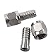 FERRODAY 5/16 Disconnects Set 7/16-20UNF Flared Gas In and Liquid Out Swivel Nut Stems for Cornelius Keg Swivel Nuts for Corny Keg - 2 PCS