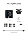 Bluedio T Elf True Wireless Earbuds Headphones, 35Hrs Bluetooth 5.0 Auto Pairing in-Ear Earphones, Wireless Headset with Charging Case Earpiece for iPhone, Android Phone, iPad, Laptop