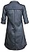 Women's Casual Button Down Roll Up Sleeve Cotton Denim Pocket Fitted Tunic Top