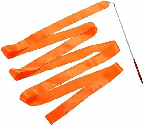 Gym Dance Ribbon Rhythmic Art Gymnastic Streamer Baton Twirling Rod Red B2C Shop