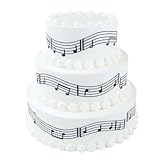 Musical Notes - Cake Side Designer Strip - Edible Cake/Cupcake Party Topper