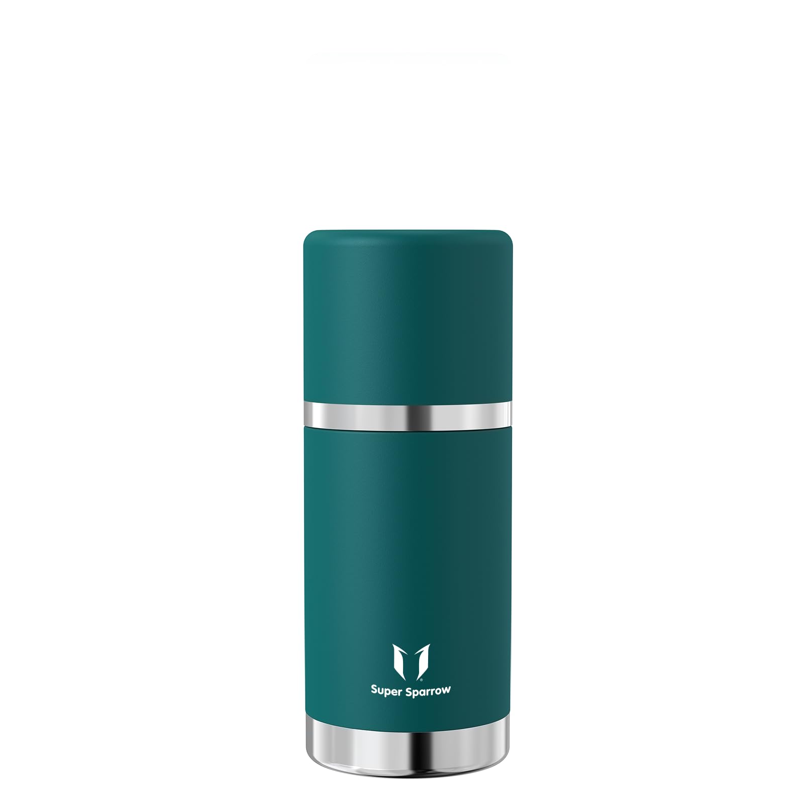 Super Sparrow Flask - 500ml - Wide Mouth Vacuum Insulated Water Bottle - BPA-Free ThermosBottle - Leakproof Lid Doubles as Cup