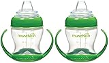 Munchkin Flexi Transition Cup, Green, 4 Ounce, 2 Count