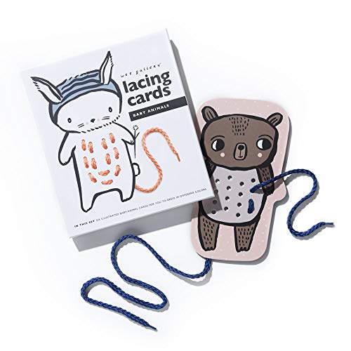 Wee Gallery Baby Animals Lacing Cards