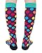 CompressionZ 20-30 mmHg Compression Socks Men & Women - Knee High Support Stockings (Urban Dots, Medium)