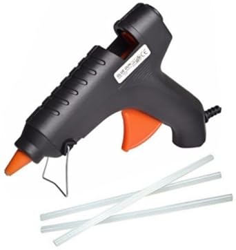 SCHOFIC Hot Melt Glue Gun (FREE BONUS 75 GLUE STICKS INCLUDED) - Heavy Duty 40 Watt Rapid Heating Technology Kit With Flexible Trigger for DIY Small Craft - 100% Safe - Energy Efficient - Perfect for Fixing Household Items, Arts & Crafts, & More.