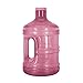 Geo Sports Bottles 1 Gallon BPA Free Reusable Leakproof Sports Water Bottle Jug with Handle Includes 48mm Screw Cap (Pink)