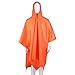 Ubeone Ubeone Multi-Purpose Rain Poncho, Backpack Cover, Tarp with Hoods for Outdoor Activities Orange