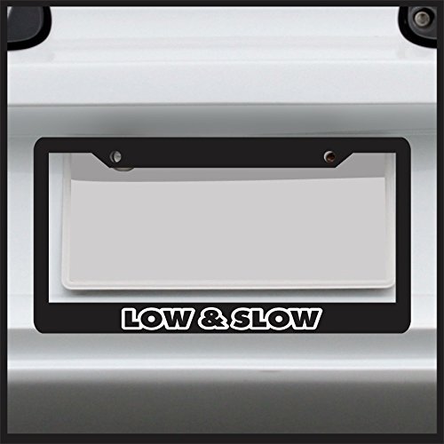 Sticker Connection Low And Slow License Plate Frame